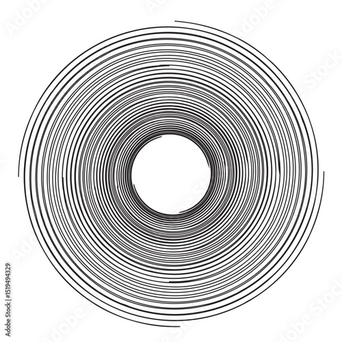 Fototapeta Naklejka Na Ścianę i Meble -  abstract 3d circle pattern design rounded shape