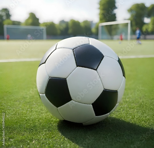 soccer ball on green grass