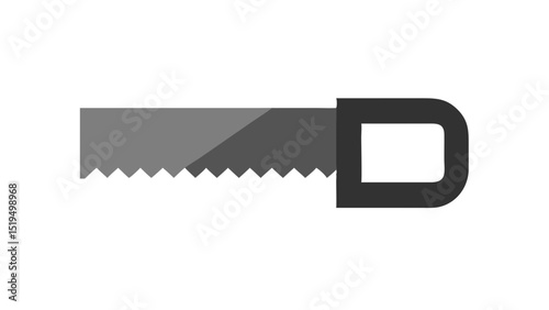 Cutting wood with a hand saw during a DIY project in a workshop