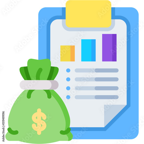Financial Report Icon