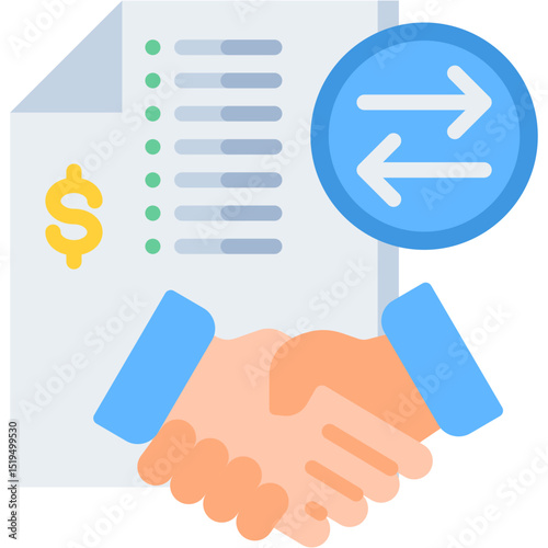 Trade Agreement Icon