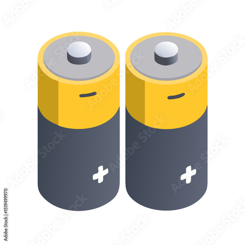 Two rechargeable batteries placed side by side on a clean surface for convenient use and storage