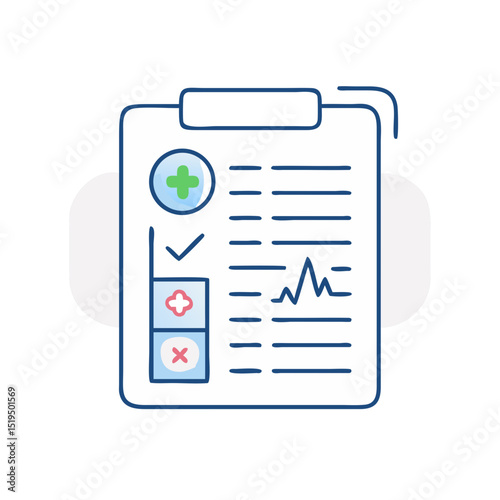 Health report or diagnostic sheet.