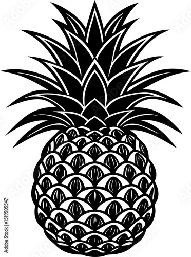 illustration of pineapple