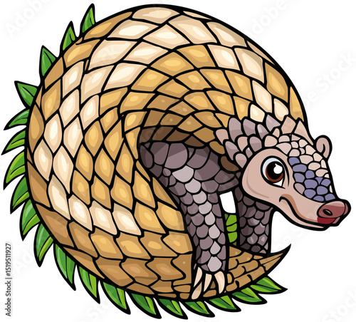 Sweet Asian Pangolin
