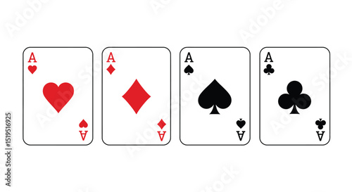 poker card icon vector design template in white background