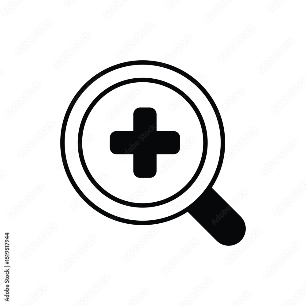 Obraz premium Zoom In Vector icon