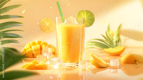 drink, glass, juice, cocktail, orange, fruit, beverage, cold, fresh, isolated, ice, alcohol, lemon, food, tropical, refreshment, freshness, white, healthy, summer, red, citrus, cool, straw, liquid