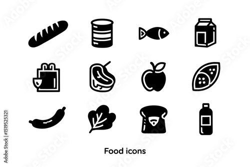 healthy food icons , food icons on white background isolated on transparent background, no background