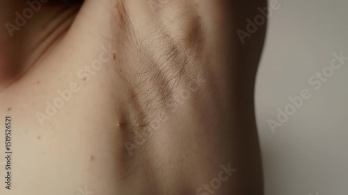 Wallpaper Mural Close-up of human skin with natural texture and shadows   Torontodigital.ca