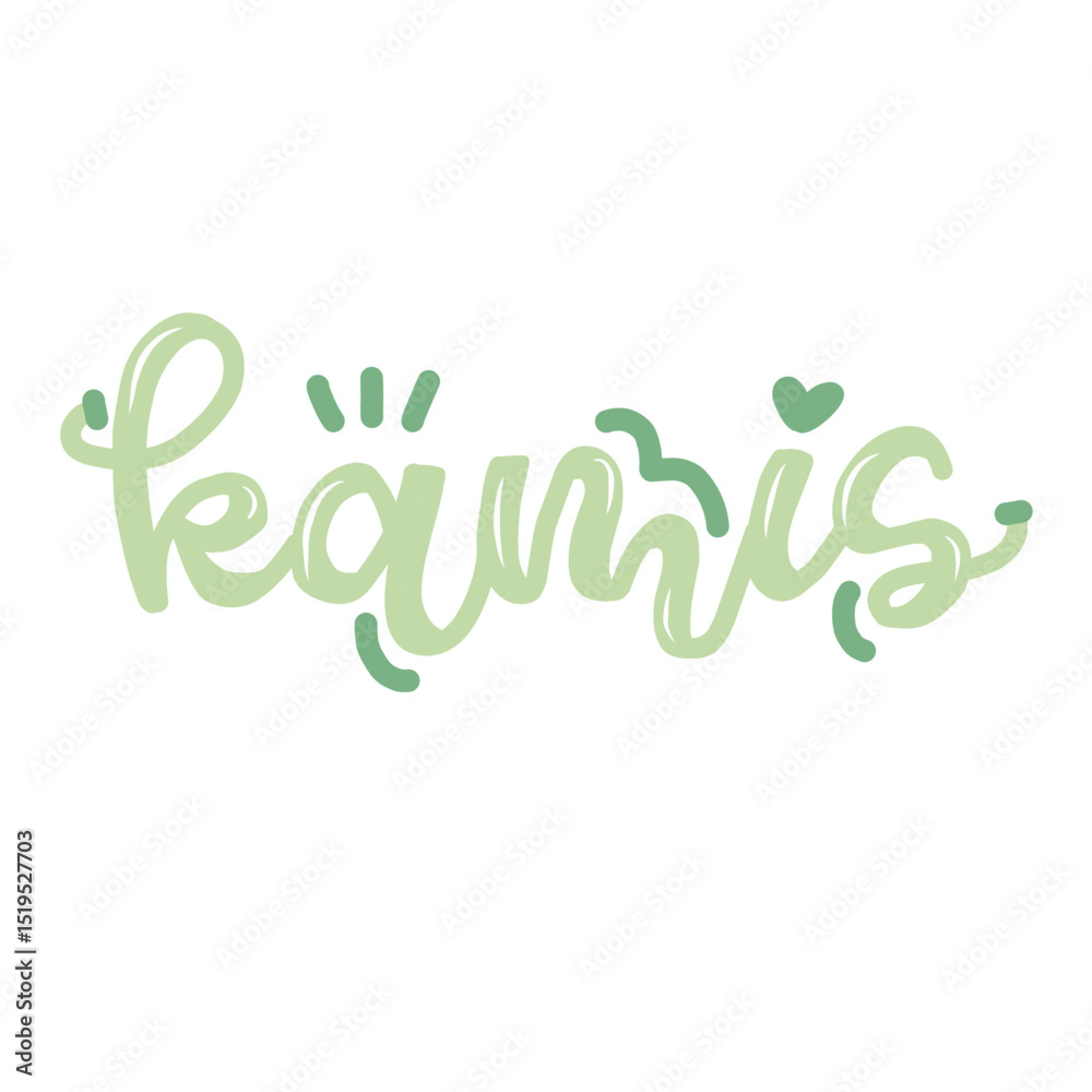 Fototapeta premium Letter lamus thursday