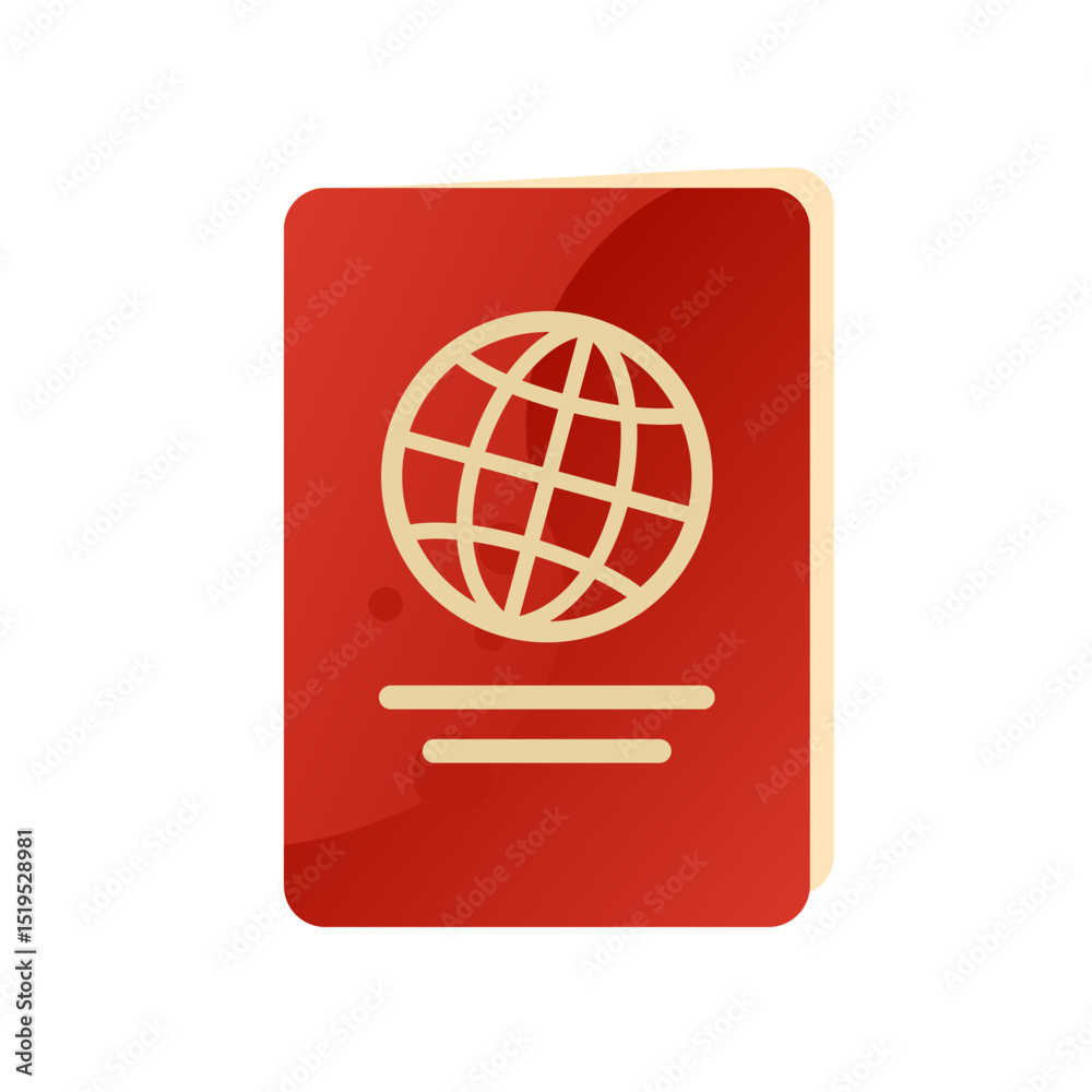 Passport – vector illustration Passport – vector illustration
