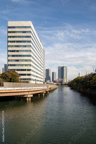 Hamarikyu Gardens, Tokyo, Japan