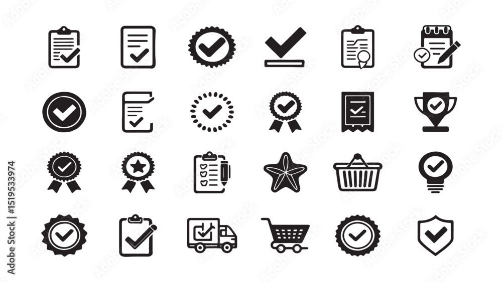 Fototapeta premium Web communication vector icon set
