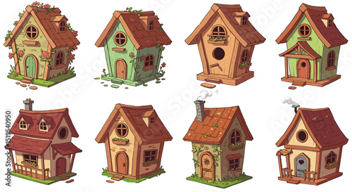 Cartoon houses collection