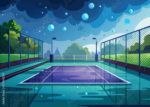tenis court