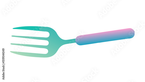 Garden hand tool with vibrant colors resting on a plain background showcasing its design and ergonomics