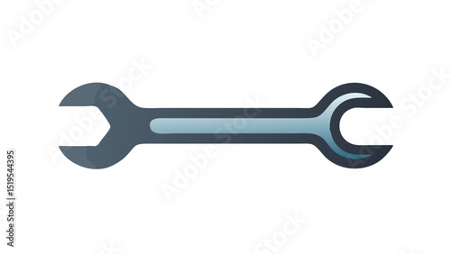 Wrench lying on a table in a workshop setting during the afternoon hours of a busy day for tools and repairs