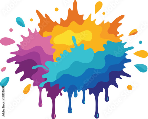 Soft Smudges and Splatter Vector Art.
