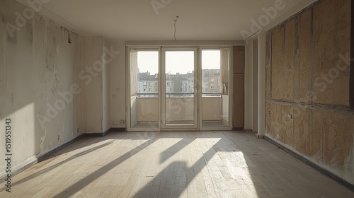 Apartment Renovation in Progress, Modernization of Living Space with Home Improvement and Interior Design