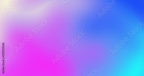Bright abstract gradient background with smooth animation of shimmering colors for relaxation and creating a peaceful atmosphere