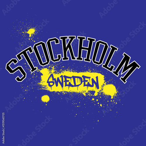 Retro typography university vintage slogan print, 
highlighted grunge texture for graphic t-shirt or sweatshirt hoodie - Vector
