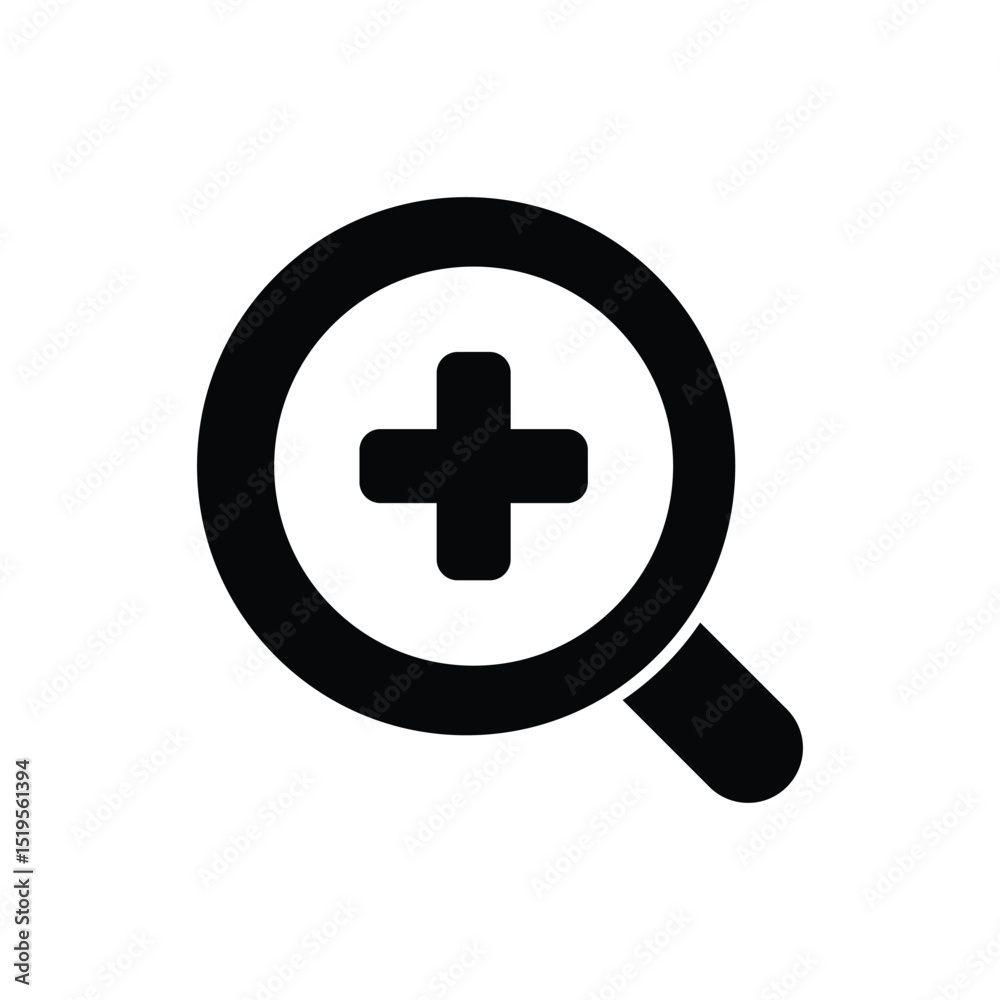 Obraz premium Zoom In Vector icon