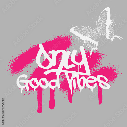 Urban typography graffiti slogan print for man - woman graphic tee t shirt - Vector