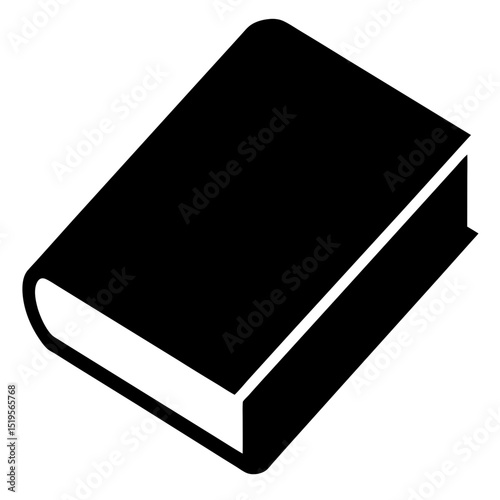 Book Icon Vector for Reading, Learning, Education, Library, Literature, Knowledge, and Study Symbols

