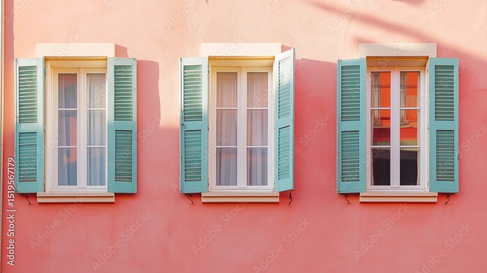 Pastel-toned building with clean lines, a minimalist urban view. Serene simplicity in soft daylight. Pastel-toned building with clean lines, a minimalist urban view. Serene simplicity in soft daylight.
