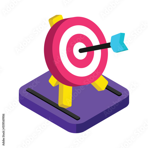 Archery Vector style icon. Eps 10 file