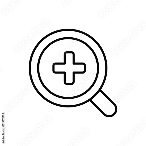 Zoom In Vector icon