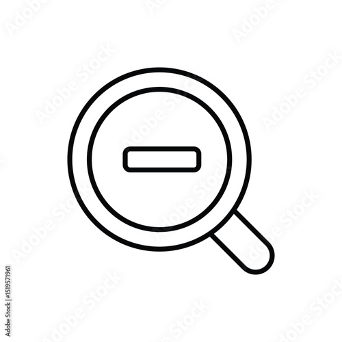 Zoom Out Vector icon