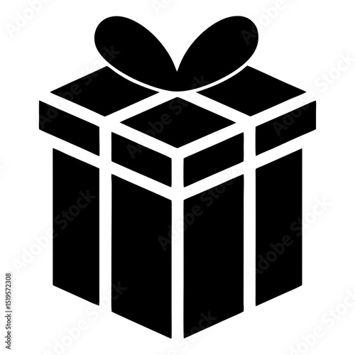 Present Box Icon Vector Illustration for Celebration, Giving, and Gifts