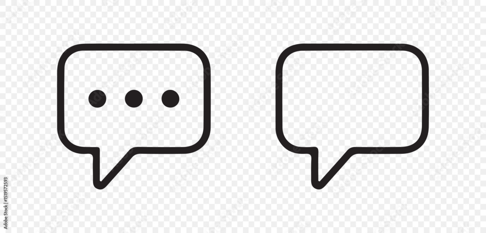 Chat Bubble Icon – Modern Message Symbol for Mobile and Web UI Chat Bubble Icon – Modern Message Symbol for Mobile and Web UI