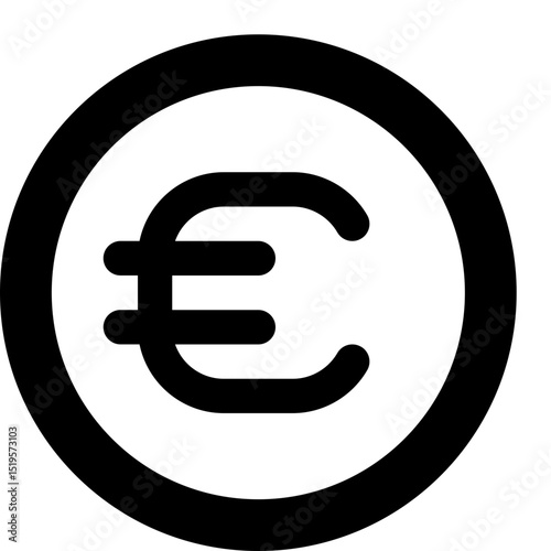 Euro Currency Money Europe Icon Vector
