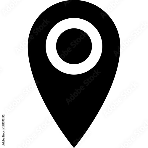 Location Pin GPS Map Marker Icon Vector