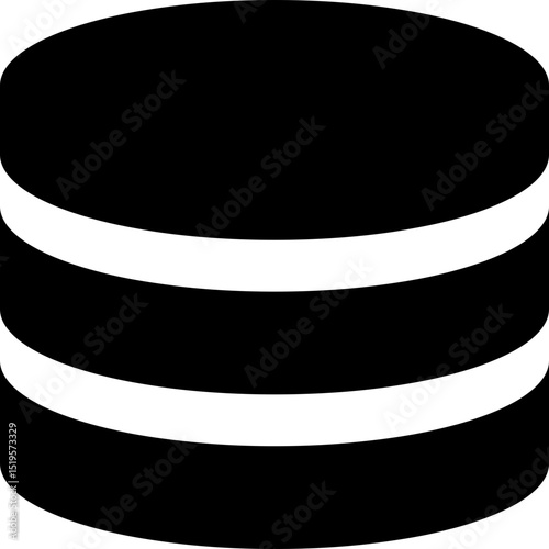 Database Storage Server Icon Vector photo