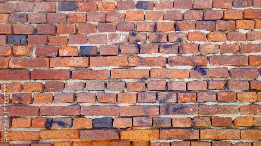 Brick wall background close up Brick wall background close up