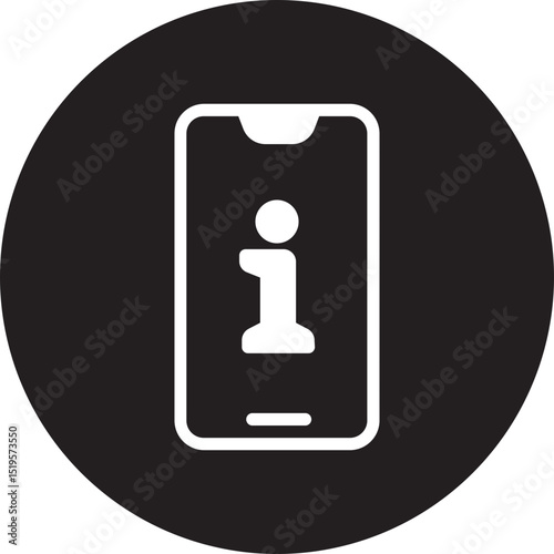 Smartphone glyph icon