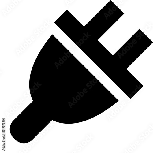 Electric Plug Power Connector Energy Cable Icon
