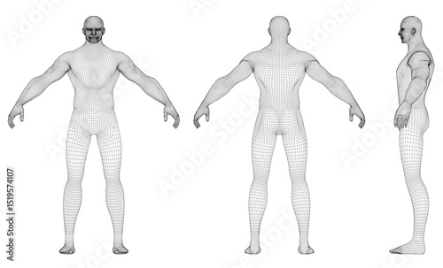 Three figures are shown in a black and white illustration.