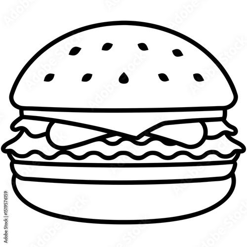 burger and hamburger