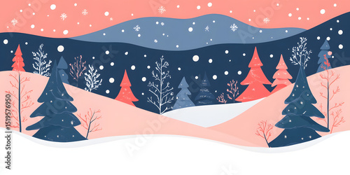 christmas, santa, holiday, winter, snow, tree, gift, xmas, vector, cartoon, snowman, claus, illustration, decoration, santa claus, card, new, celebration, new year, year, season, hat, present, design,