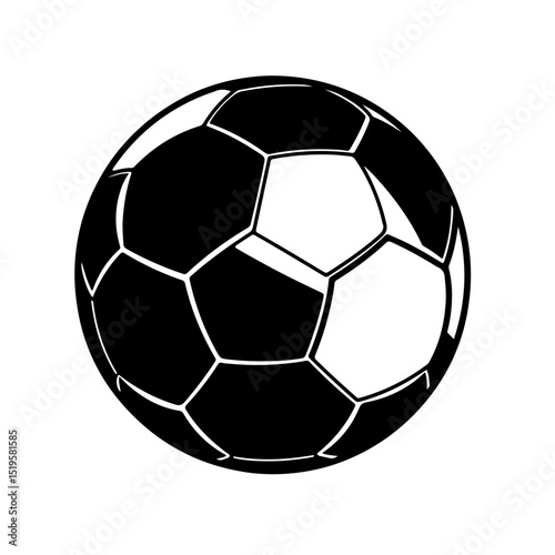 Dark gray soccer ball