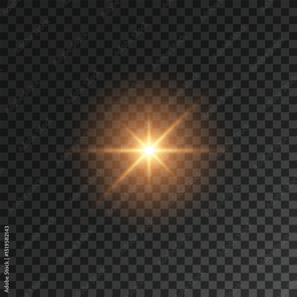 Soft Warm Star Flare with Light Glow on Transparent Background
Soft Warm Star Flare with Light Glow on Transparent Background
