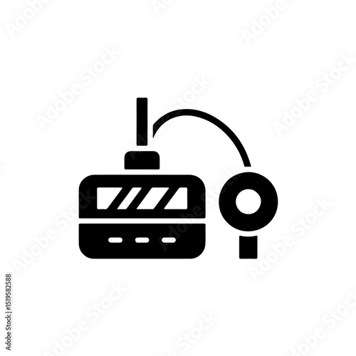 Remote control drone icon