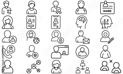 User Essentials Icons A Sleek Collection