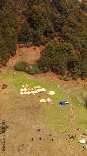 Tents on the Trail – Himalayan Shelter in the Wilderness