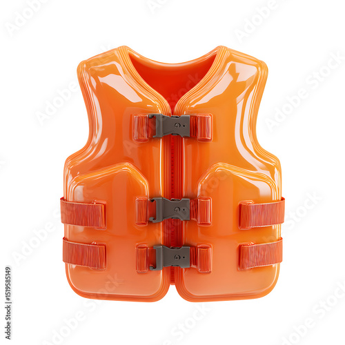 Orange Safety Vest In Image, high resolution digital graphic illustration for web and print use with clean background perfect for ads social media banners posters marketing presentations